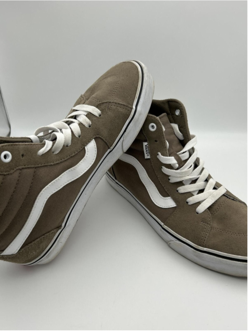 Vans Sk8-Hi Brown Suede High Top Sneakers US 10 Womens - Picture 4 of 8